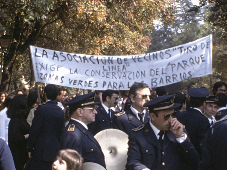 Manifestación de la AVV Tiro de Línea. Sevilla. 1979