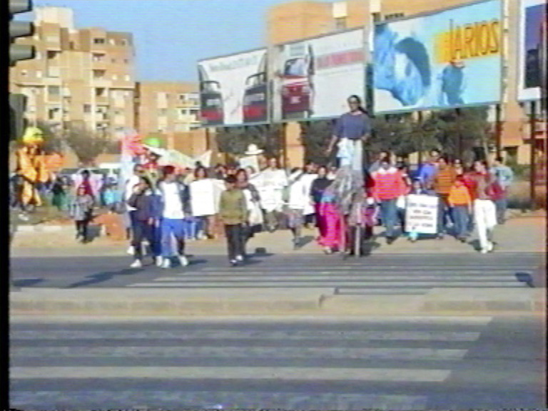 Manifestación Pro Parque Miraflores. 1991