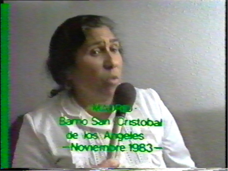 Documental "Queremos Hablar". Percy Matas 1983.